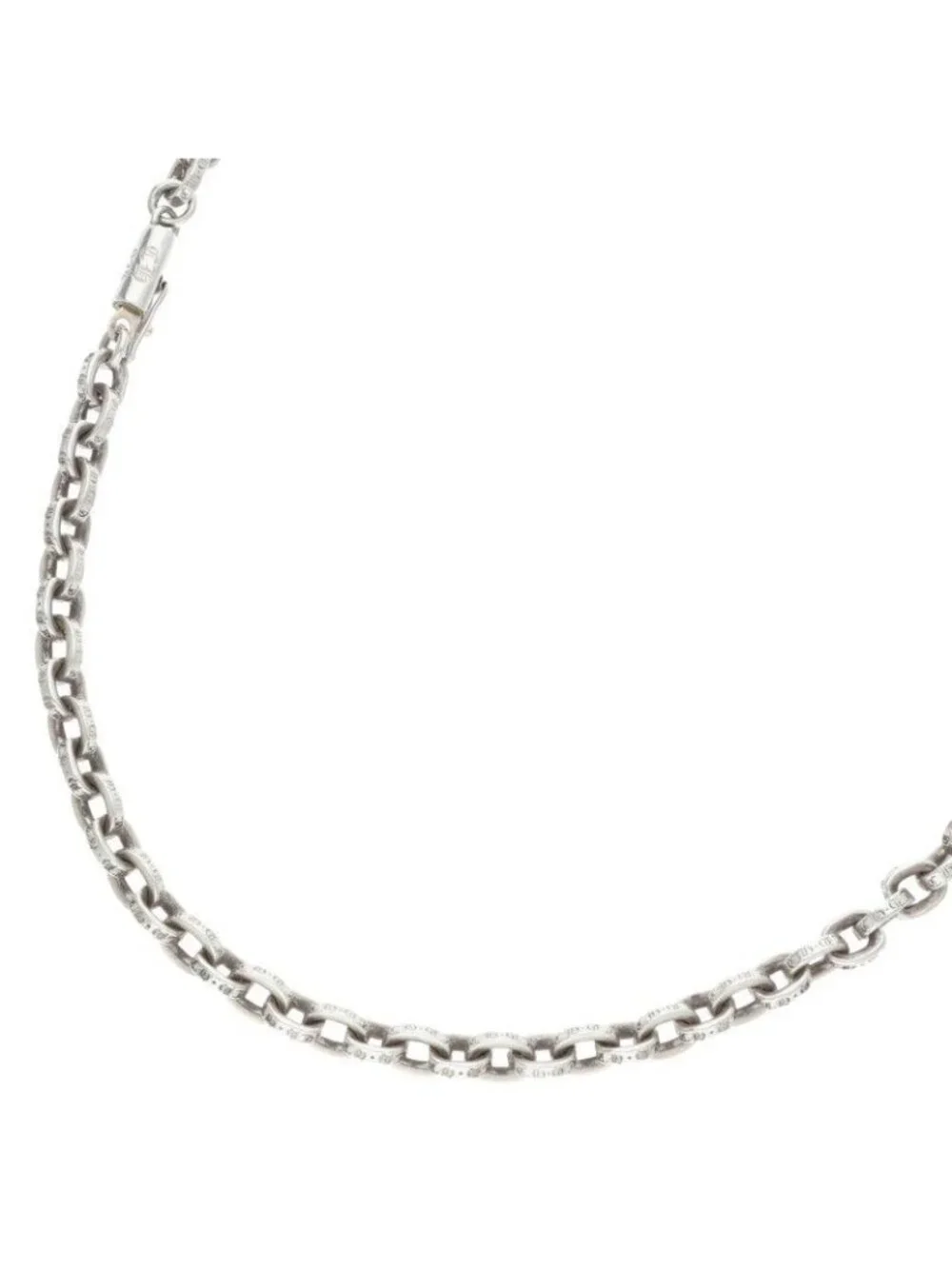 Chrome Hearts Paper Chain 20 Silver Necklace